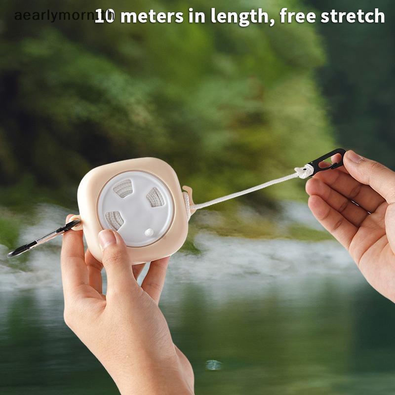 AA Outdoor Travel Portable Clothesline Clothes Rack Folding Multifunctional Telescopic Clothes Set T