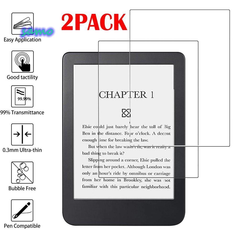 SAMO 2 แพ็คกระจกนิรภัย, 9H Anti Scratch Screen Protector, Professional Bubble ฟรี HD กันกระแทกป้องกั