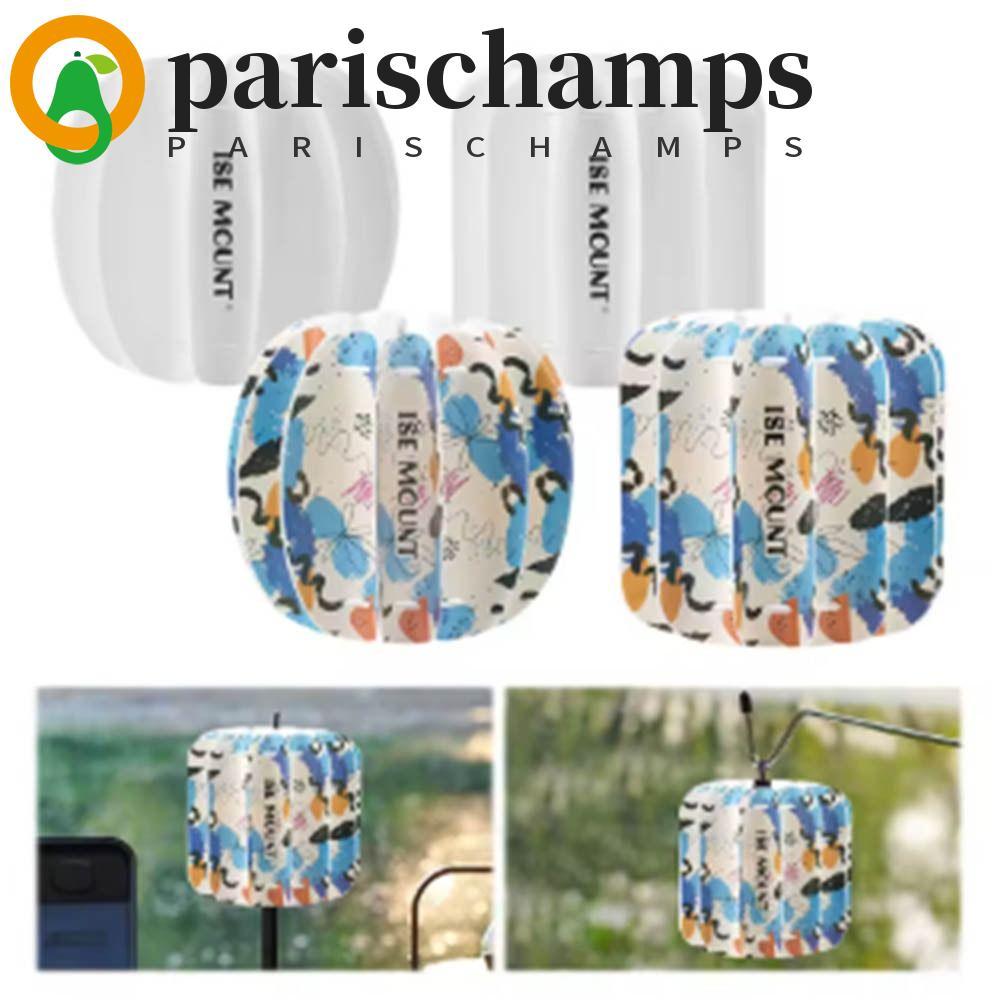 PARISCHAMPS ฝาครอบโคมไฟตั้งแคมป์, โป๊ะไฟแคมป์ปิ้งกันความชื้นกันน้ํา, แตงโมฤดูหนาว/รูปร่างทรงกระบอกบรรยากาศ PP Board โป๊ะโคมไฟกลางแจ้งสําหรับเต็นท์ตั้งแคมป์