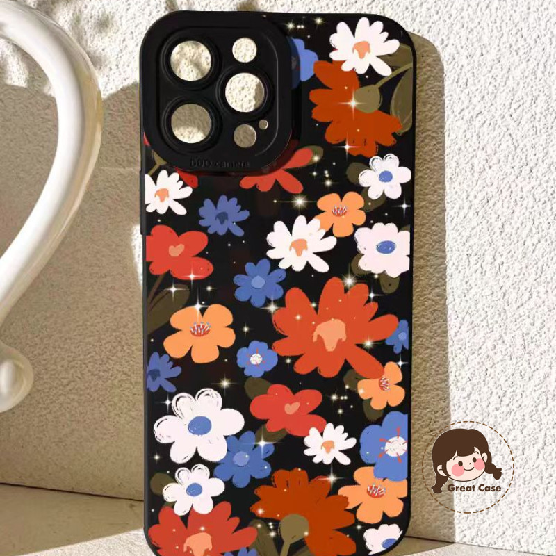 Insสไตล์ภาพวาดสีน้ํามันดอกไม้สําหรับHonor X9D X9Cสมาร์ทX9B X9A X9 X8C X8B X8A X7D X7C X7B X7A X7 X6B