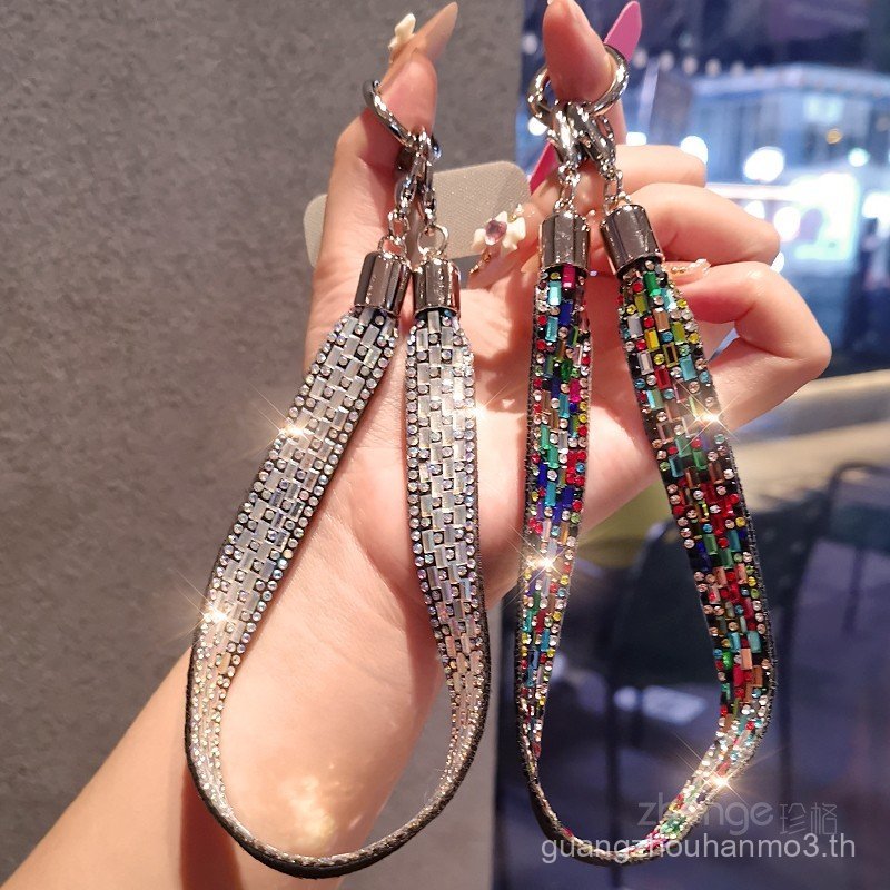 Xinzhu Lanyard ข้อมือสไตล์ใหม่รุ่นกว้างสายคล้องคอแฟชั่นคริสตัลหรูหราเพชรเต็ม High-End เครื่องประดับห