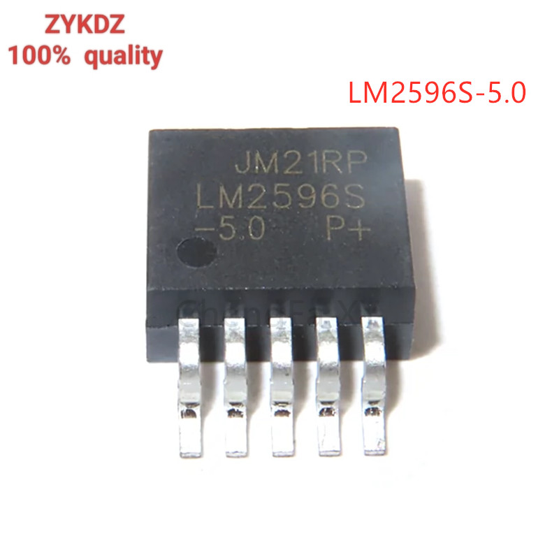 10PCS LM2596S-3.3 LM2596S-5.0 LM2596S-12 LM2596S-ADJ LM2596S LM2596 ในสต็อก TO-263-5