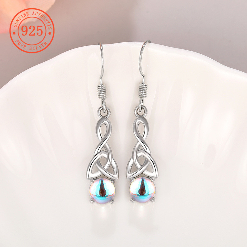 SHEFULI จี้สร้อยคอต่างหูทรงสามเหลี่ยมเรียบง่ายทันสมัย CSX635