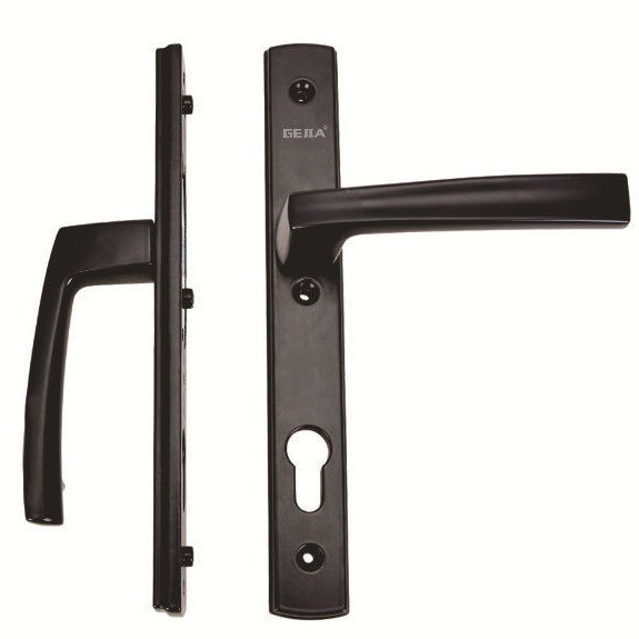 GEJIA Grid Aluminium Alloy Concave Flat Door Handle