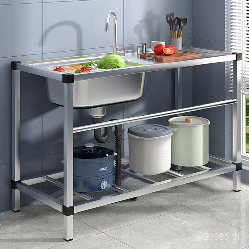 เครื่องล้างจาน Workbesin Sink Kitchen Z อ่างล้างผักสแตนเลสพร้อมขายึดอ่างล้างหน้า Water A ชุด Q0VN