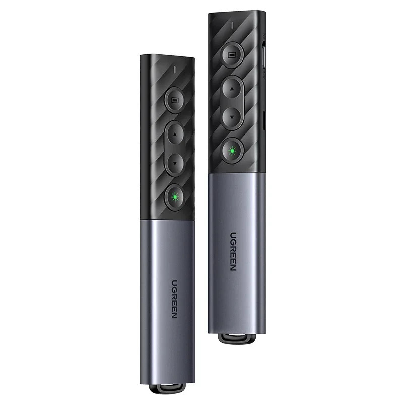 UGREEN Green Laser Pointer USB Type C Wireless Clicker สําหรับ PPT Powerpoint แบบชาร์จไฟได้ Pointer 