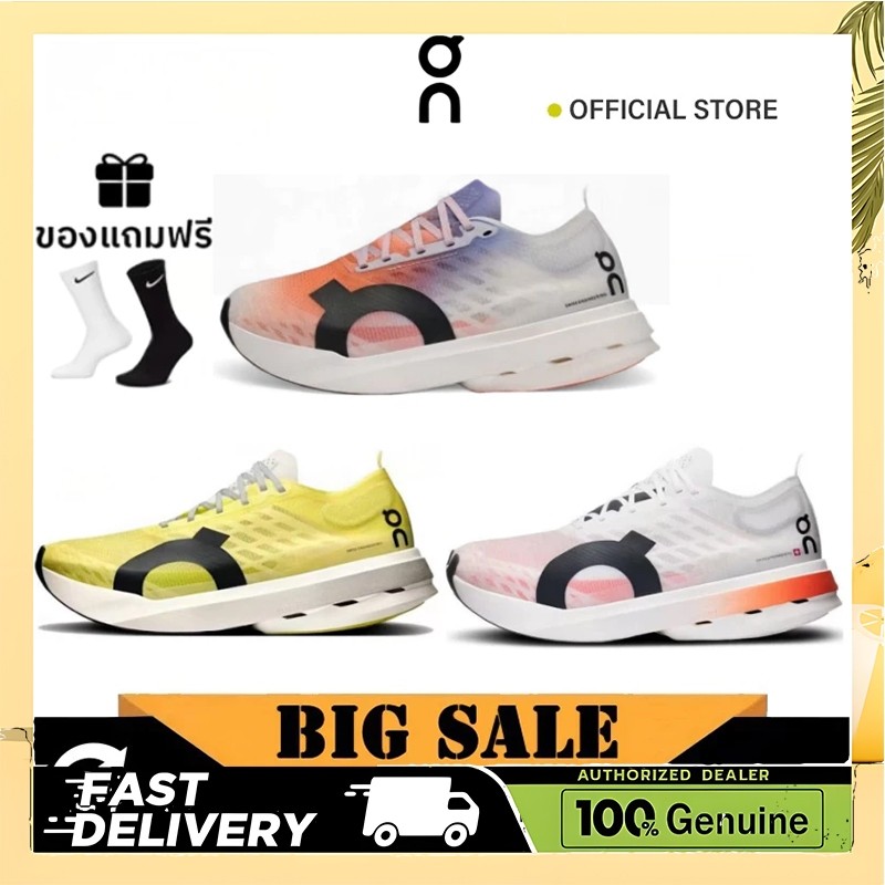 【สินค้าแนะนำ】รองเท้าวิ่ง On สำหรับผู้ชายและผู้หญิง สวมใส่ง่าย มีน้ำหนักเบาทึดทาน