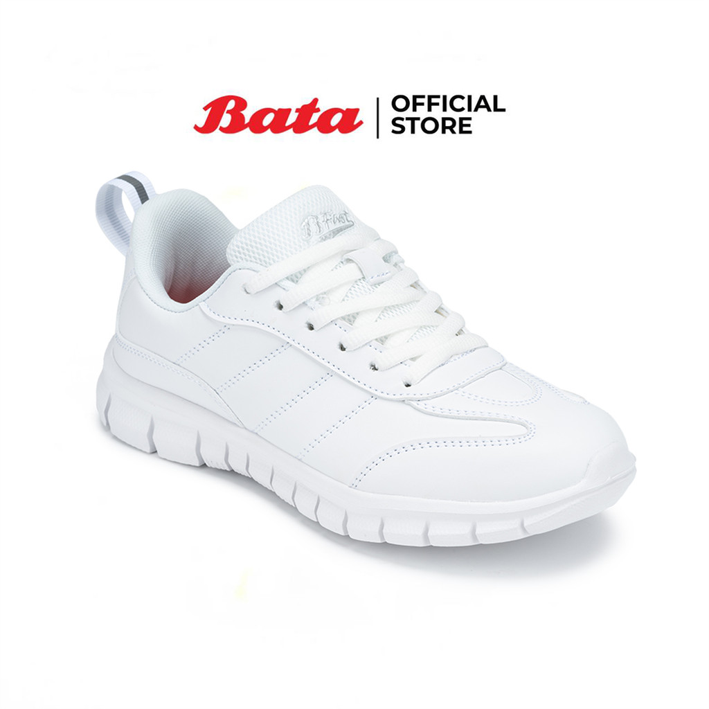 Bata บาจา Bfirst รองเท้าผ้าใบแบบผูกเชือก Unisex เด็กผู้หญิง และ เด็กผู้ชาย สีขาว 5891169 สีดำ 5896169