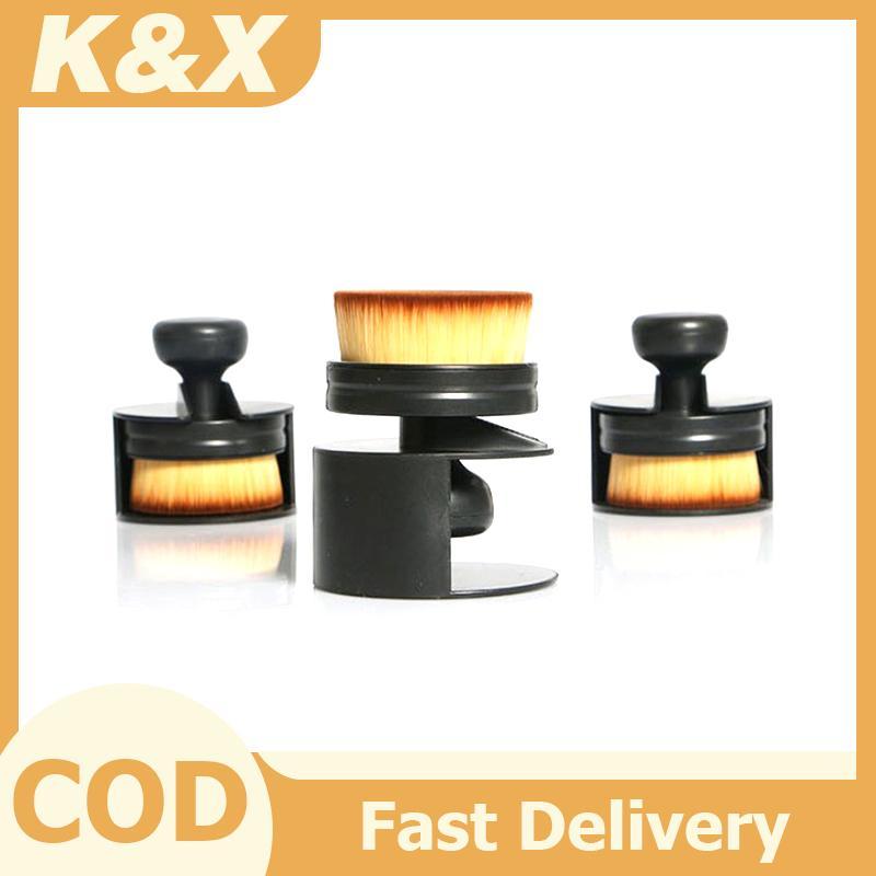 K & X Shine Applicator มังสวิรัติยาง Shine พร้อมขาตั้งสําหรับ Auto Detailing ทําความสะอาดบริการแปรงก