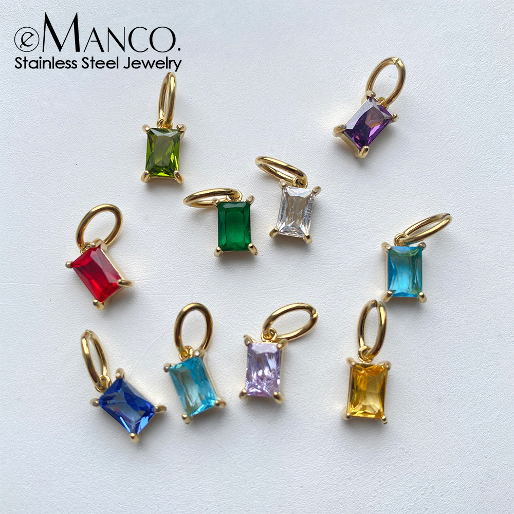 EGO สแตนเลส DIY Charms สำหรับต่างหูและสร้อยคอ