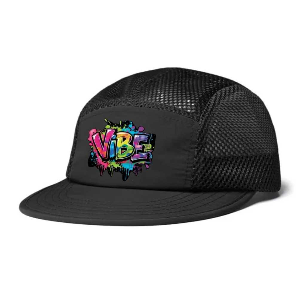 5-PANEL NET HAT/FIVE PANEL TRUCKER NET/PREMIUM หมวกผู้ชายและผู้หญิง/VIBE Ramadani28.id
