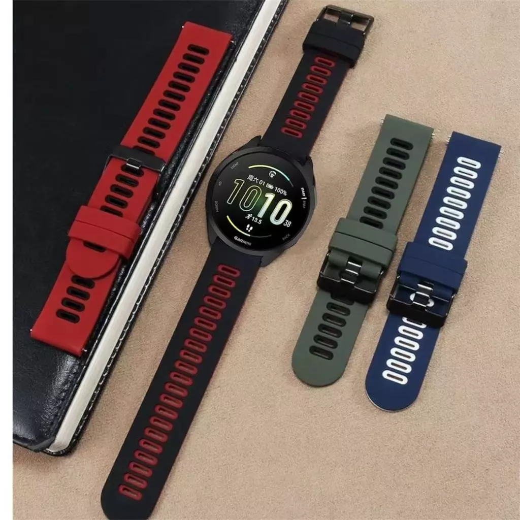 สายนาฬิกาGarmin forerunner165/245/645/55/158/570 42mn active5 active6 venu venu2plus venu sq2