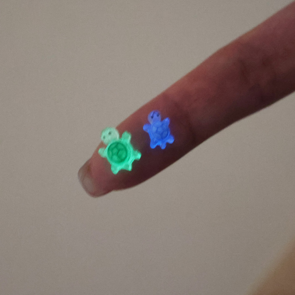 เครื่องประดับเต่าเรืองแสง มินิเรซิ่น ปลอดสารพิษและทนทาน เพอร์ฟェคต์สำหรับอุปกรณ์ประกอบฉาก - รูปที่ 7