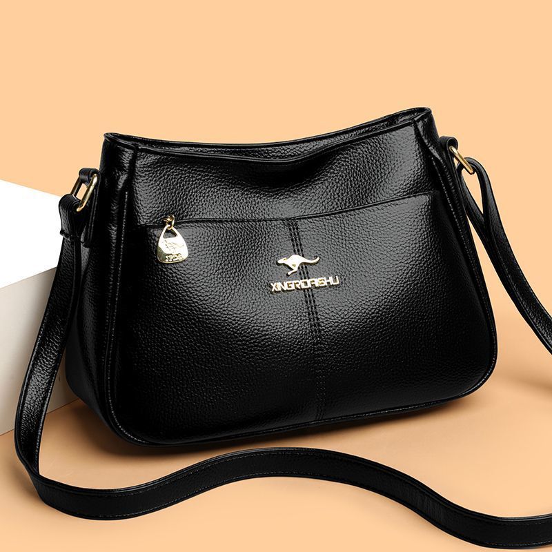 กระเป๋าสะพายไหล่หนังนุ่ม Xinxin 2025 สำหรับคู่สมรส ความจุมาก แฟชั่นหรูหรา