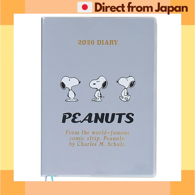 Snoopy 2026 B6 Planner October Start Block Layout Diary Schedule Notebook Sanrio [Japan Shipped]