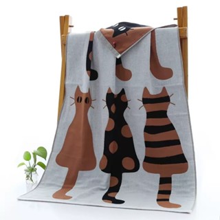 70*140ซม มีรูปแบบให้เลือกหลากหลาย  ผ้า3 ชั้น ผ้าเช็ดตัวอาบน้…