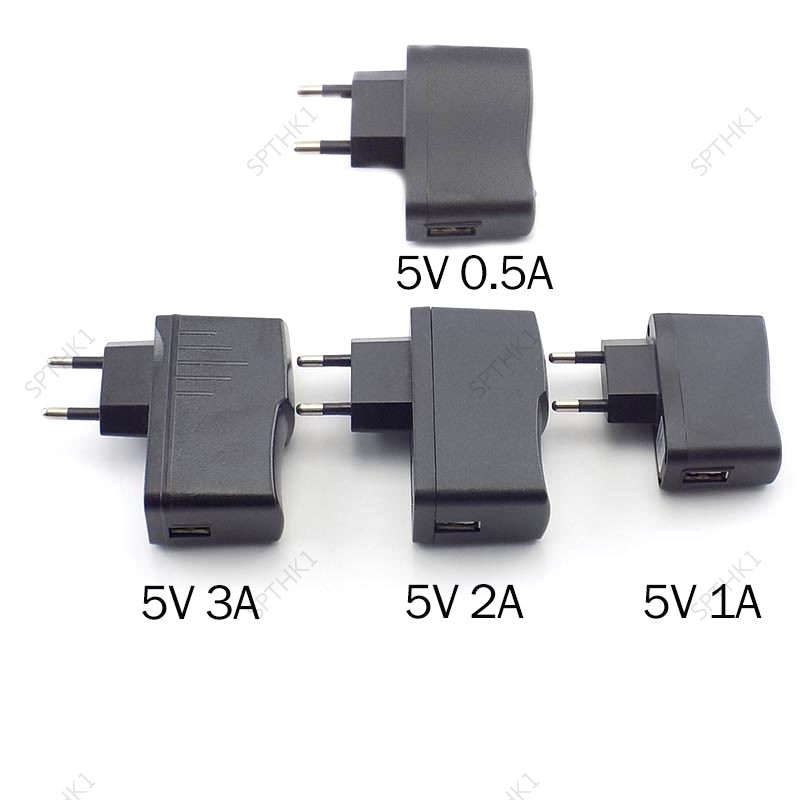 Micro USB Charger 5V 0.5A 1A 2A 3A Wall Charger AC to DC ชาร์จอะแดปเตอร์ชาร์จไฟ 100 V-240 V เอาต์พุต