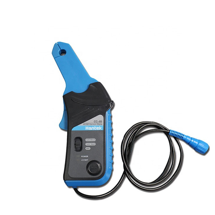 HOT Hantek CC-65 แคลมป์มิเตอร์ แคลมป์มิเตอร์กระแส AC/DC มัลติมิเตอร์พร้อมขั้วต่อ BNC