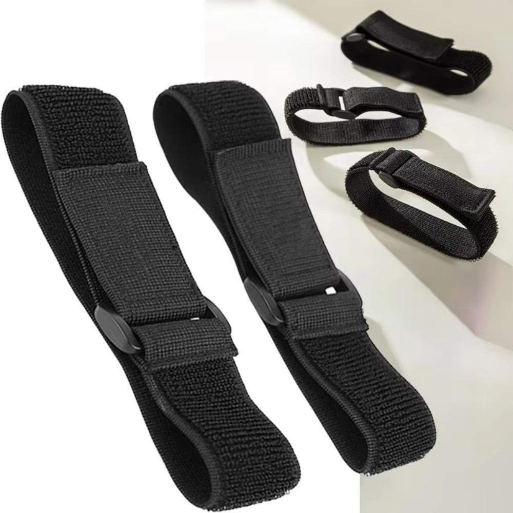CAEIORE 5PCS สายรัดไนลอนยืด, Hook Loop Nylon Magic Elastic Band, Reverse Buckle Cable Tie Camping Tool