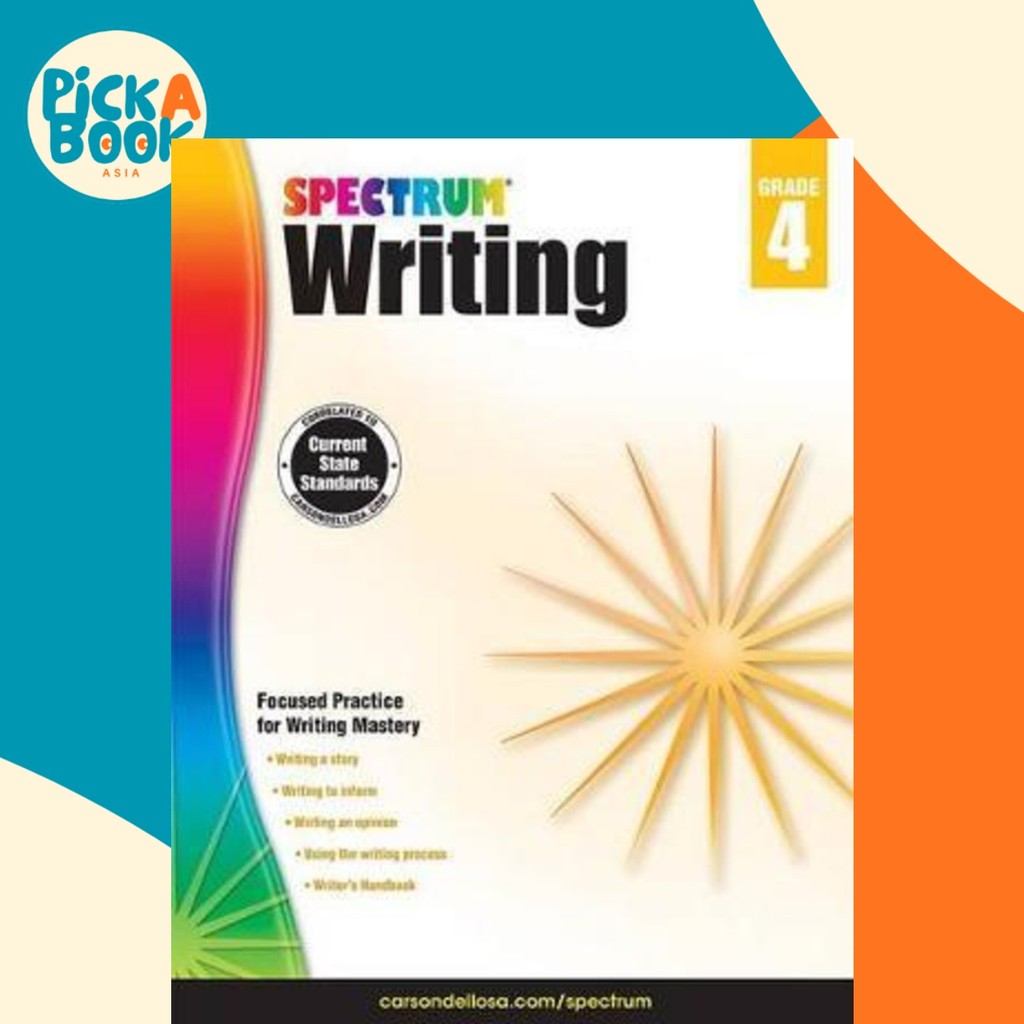 - Spectrum Writing ป.4 โดย Spectrum (ฉบับสหรัฐอเมริกาปกอ่อน)