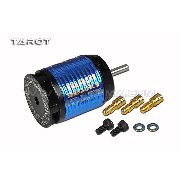 Tarot 450MX (3500KV) มอเตอร์ไร้แปรงถ่าน TL450MX-3500 สําหรับ 450 Align Trex RC เฮลิคอปเตอร์