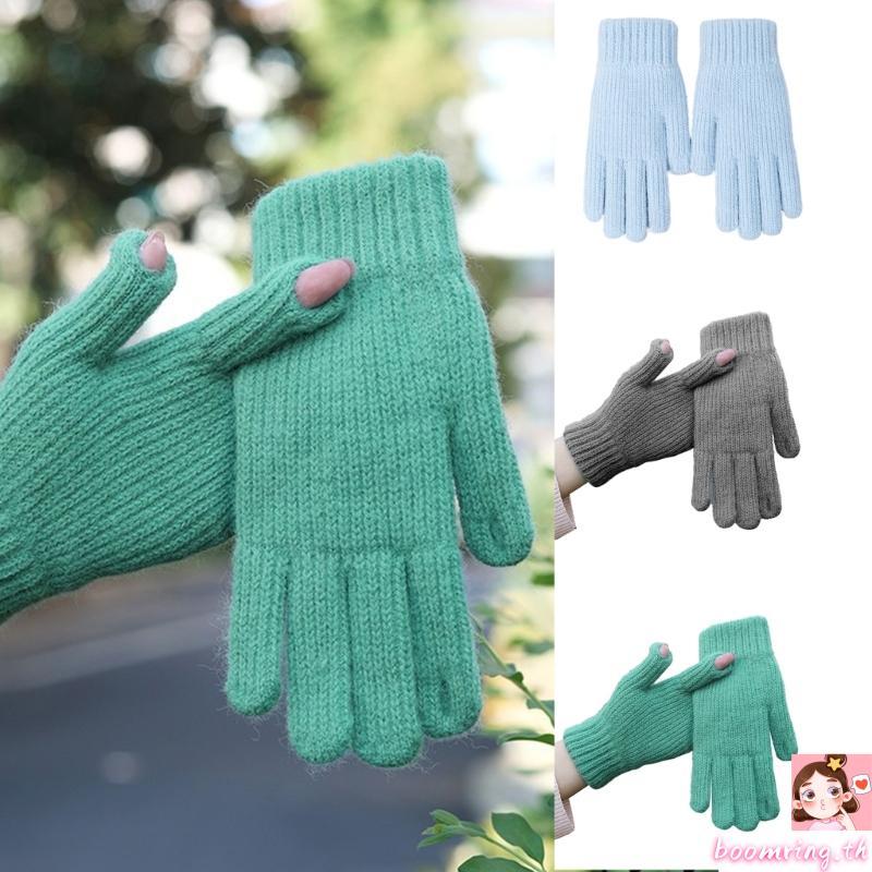 ScreenTouch Gloves Windproof Winter Gloves Outdoor Activity Cycling Cuff Gloves