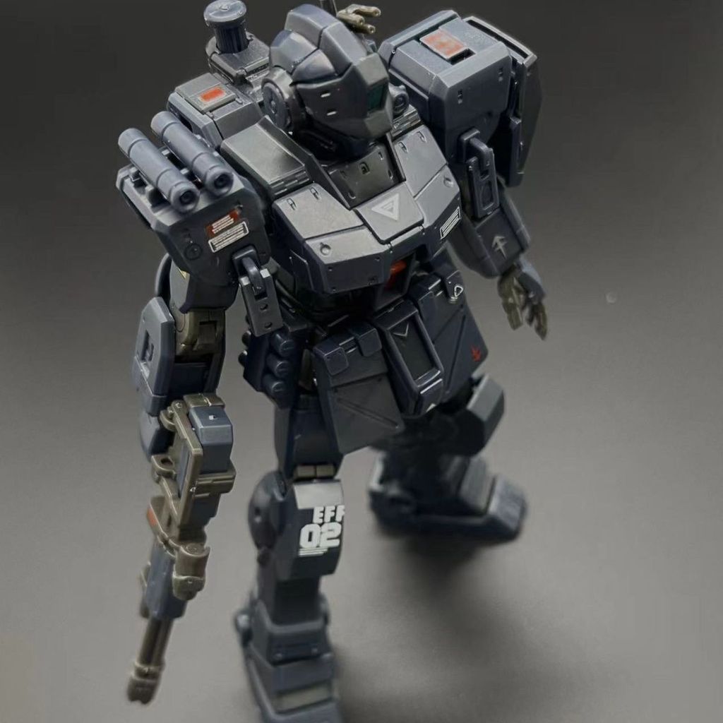 สินค้าใหม่ พร้อมส่ง JMS Jim Spartan Midnight Color HG 1/144 Spartan Team Domestic Gundam Assembly Mo