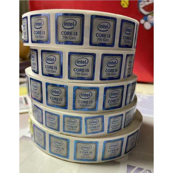 [สติ๊กเกอร์ 2026] แล็ปท็อป 7th Generation cpu i5 i7 สติกเกอร์ฉลาก core 7th Generation core i3 i5 i7