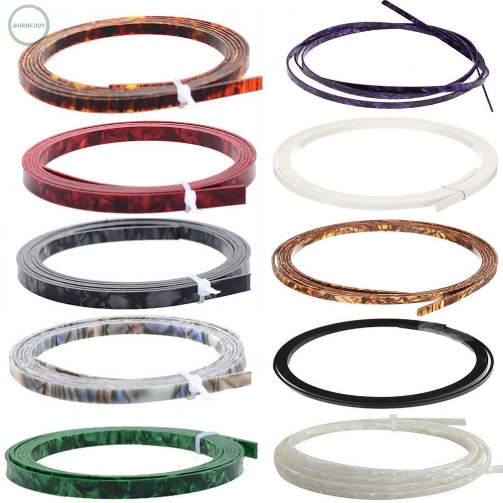 Brownishred Guitar Binding Purfling Strip สําหรับคอและร่างกายที่สมบูรณ์แบบสําหรับ Luthiers