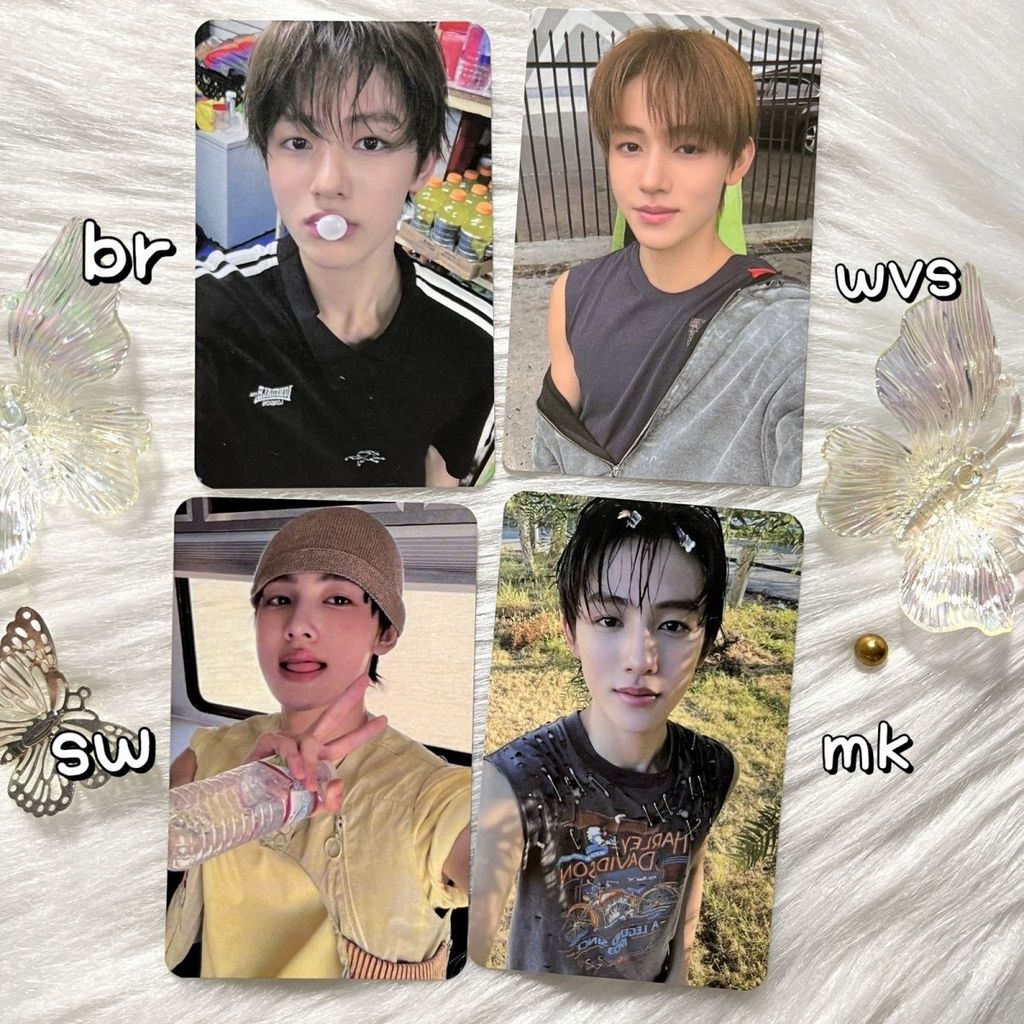 Yan Chengxuan Photocard ของแท้อย่างเป็นทางการ br wvs mk Photocard cortis New Boys Group bighit อัลบั