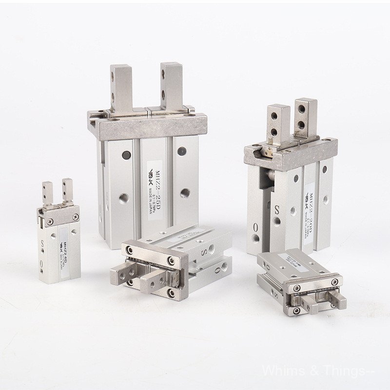 SMC ประเภท MHZ2-10/16/20/25/32/40/HFZ16/10/20 Air Claw Parallel Clamp Finger กระบอก