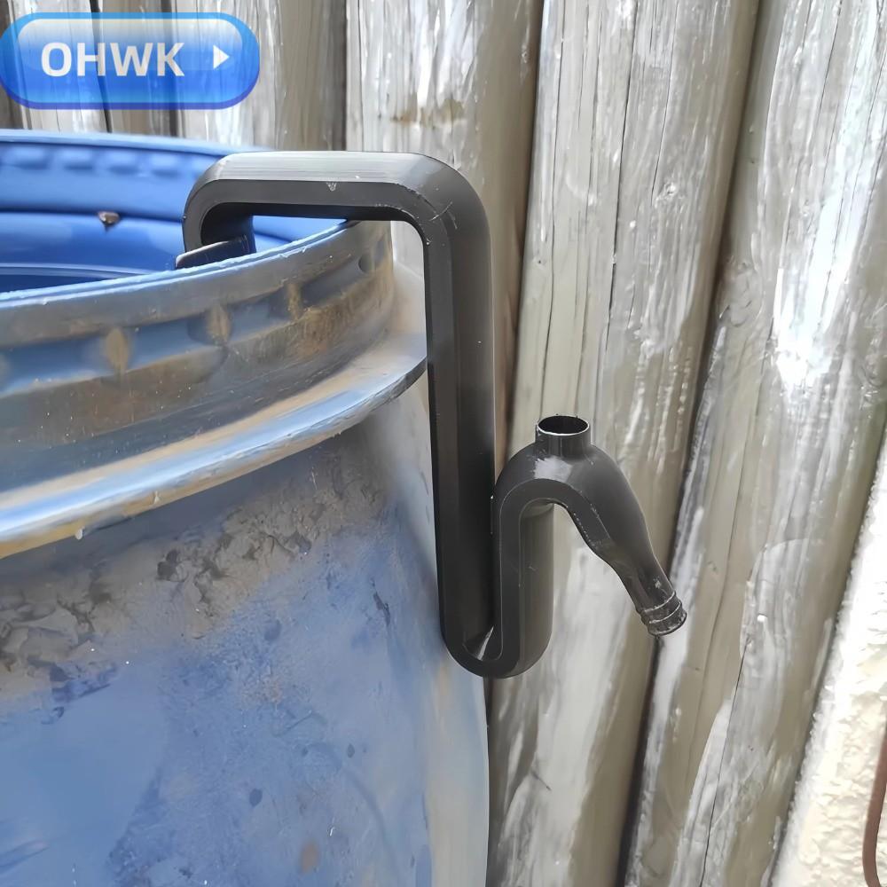 OHWK ท่อน้ําล้น,ติดตั้งง่าย PP Rainwater Transfer ท่อ,ระบบระบายน้ํา Siphon กลไก Self-priming Design Self-priming Siphon ท่อ Liquid Transfer