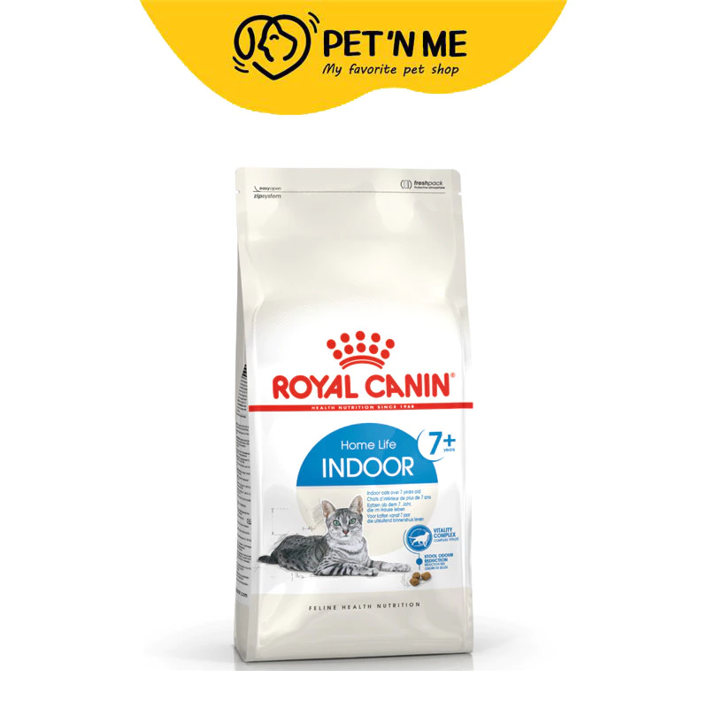 [จัดส่งจากคลัง] ROYAL CANIN Indoor 7+ โรยัล คานิน อาหารเม็ดแมวสูงวัย เลี้ยงในบ้าน อายุ 7 ปีขึ้นไป 8 kg [8809845903987]