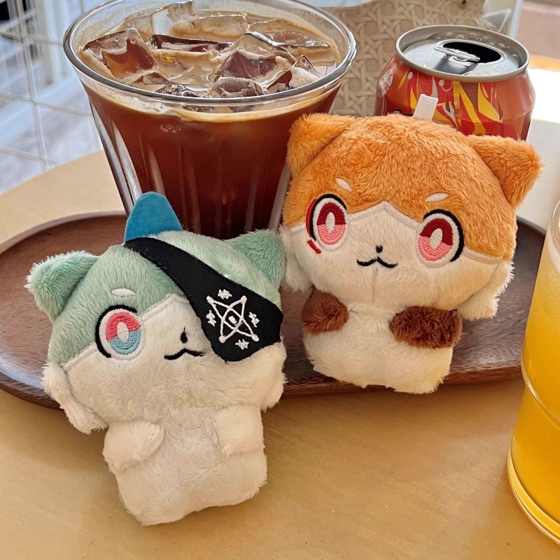 10 ซม. Honkai: Star Rail Plush Mydei Anaxa น่ารัก Plush Castofrice ตุ๊กตาของเล่นกระเป๋าจี้พวงกุญแจขอ