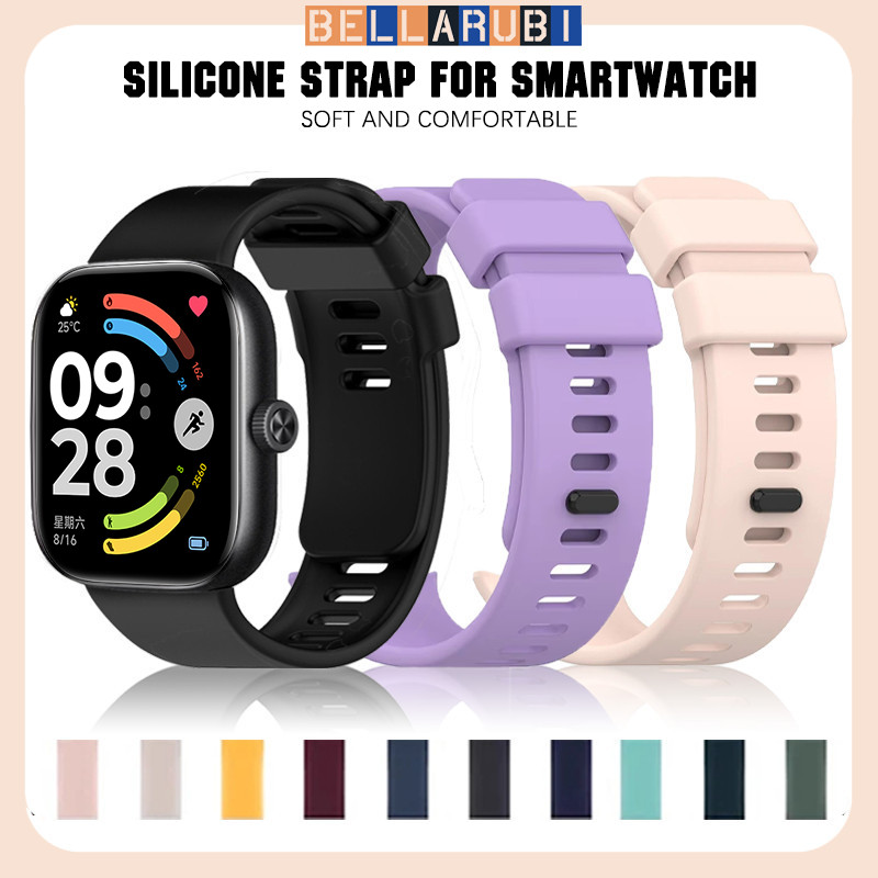 สายซิลิโคน for Redmi Watch 6 5 4 สายรัดข้อมือยางรัด for Xiaomi Mi Band 10 9 pro 8 Pro