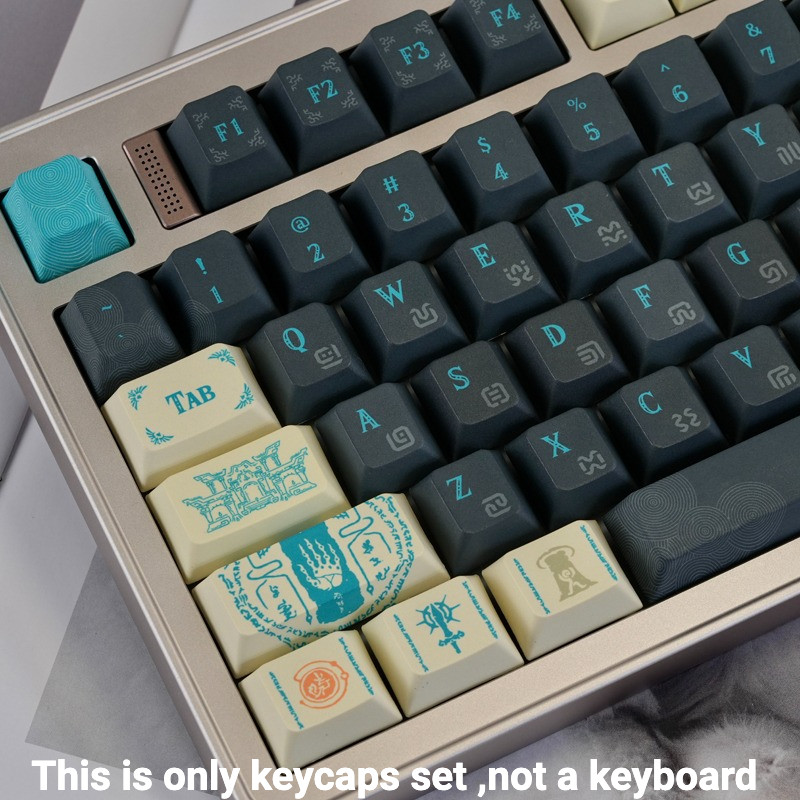 PBT Keycap Cherry Tears of the Kingdom Themed Keycap Set ส่วนบุคคล Keycap PBT Keycap Dye Sublimation