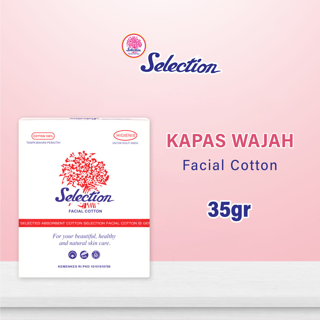Beauty Cotton Selection 35gr - สําลีนุ่ม สําลีทําความสะอาดเครื่องสําอาง