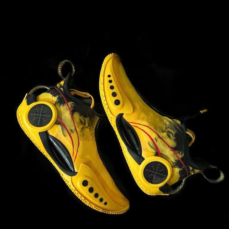 [แรงเสียดทานพร้อมเสียง] รองเท้าบาสเก็ตบอล Wades Way 9 Dragon Soul Cherry Blossom Pink Anti-slip Shoc