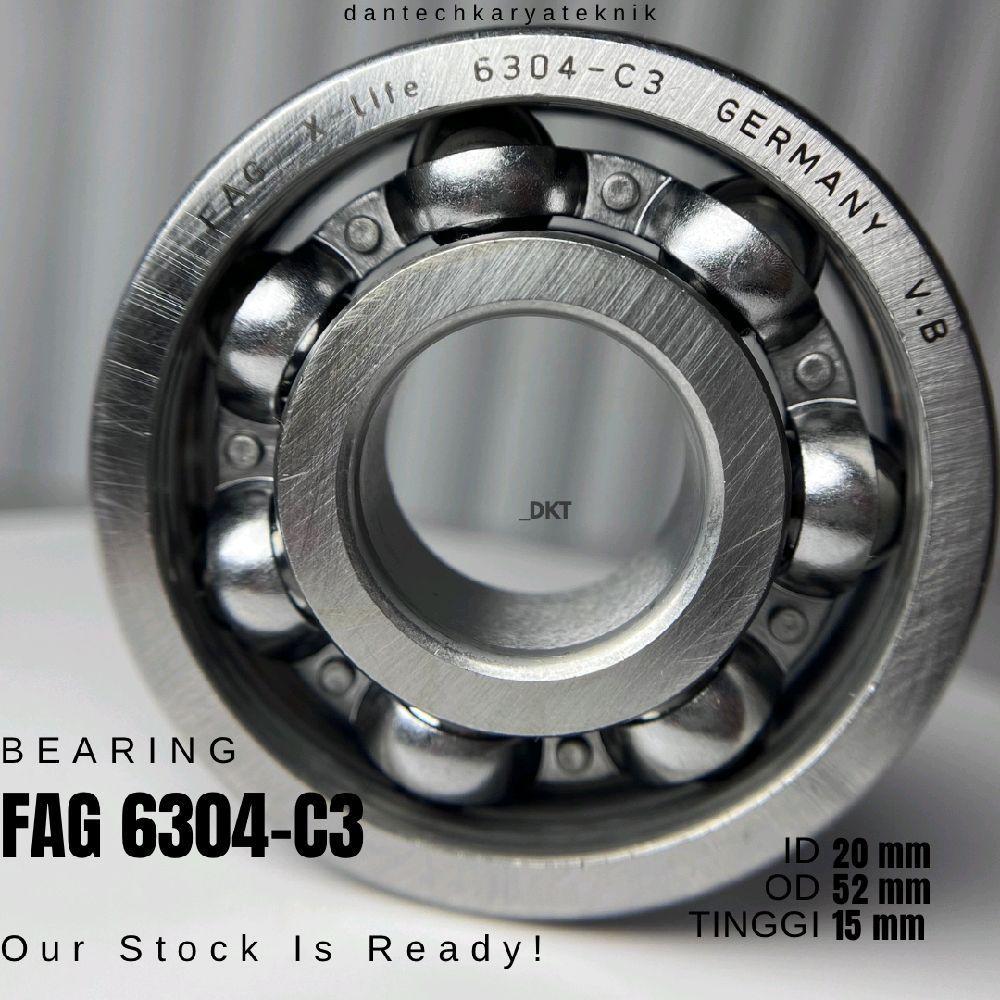 BEARING FAG 6304 C3 ORIGINAL FAG 6304-C3 GERMANY VB