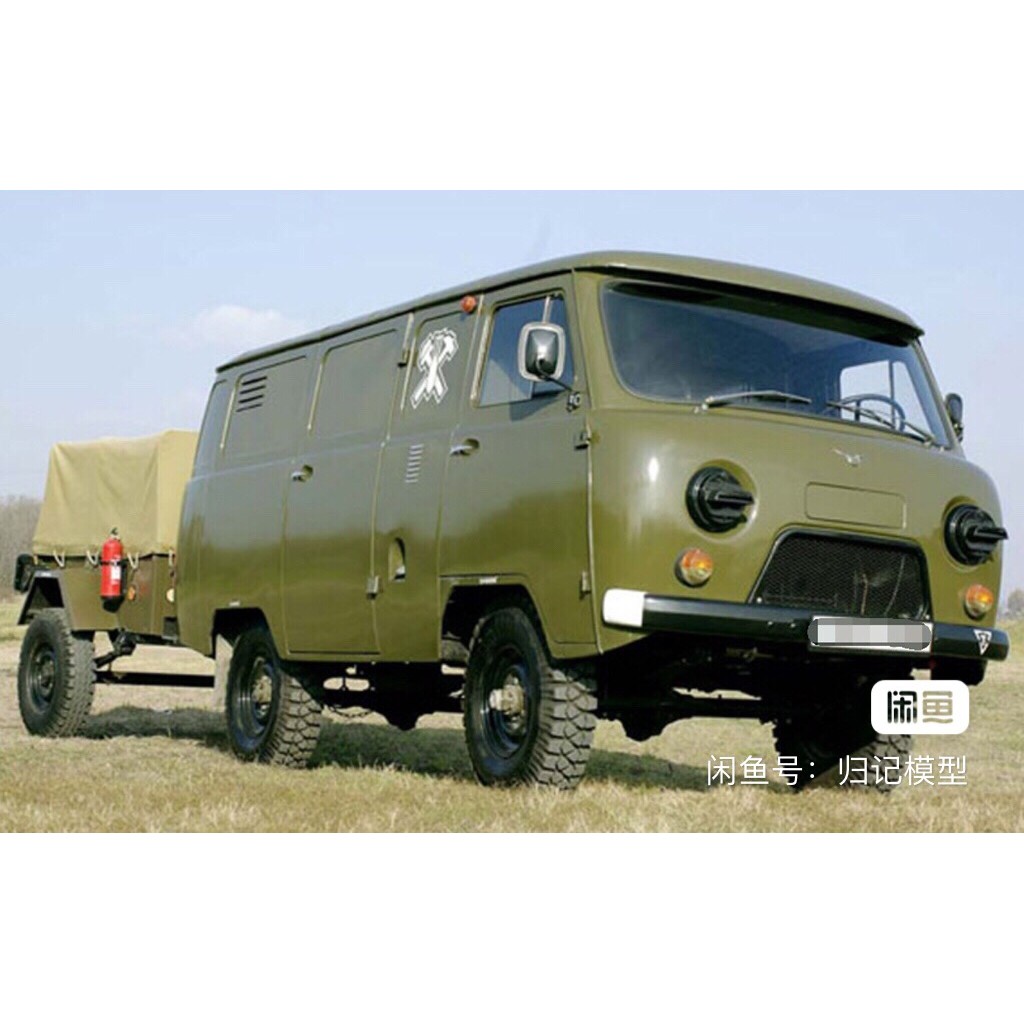 1/144 Scale กองทัพรัสเซีย/Maozi Classic Van UAZ-452