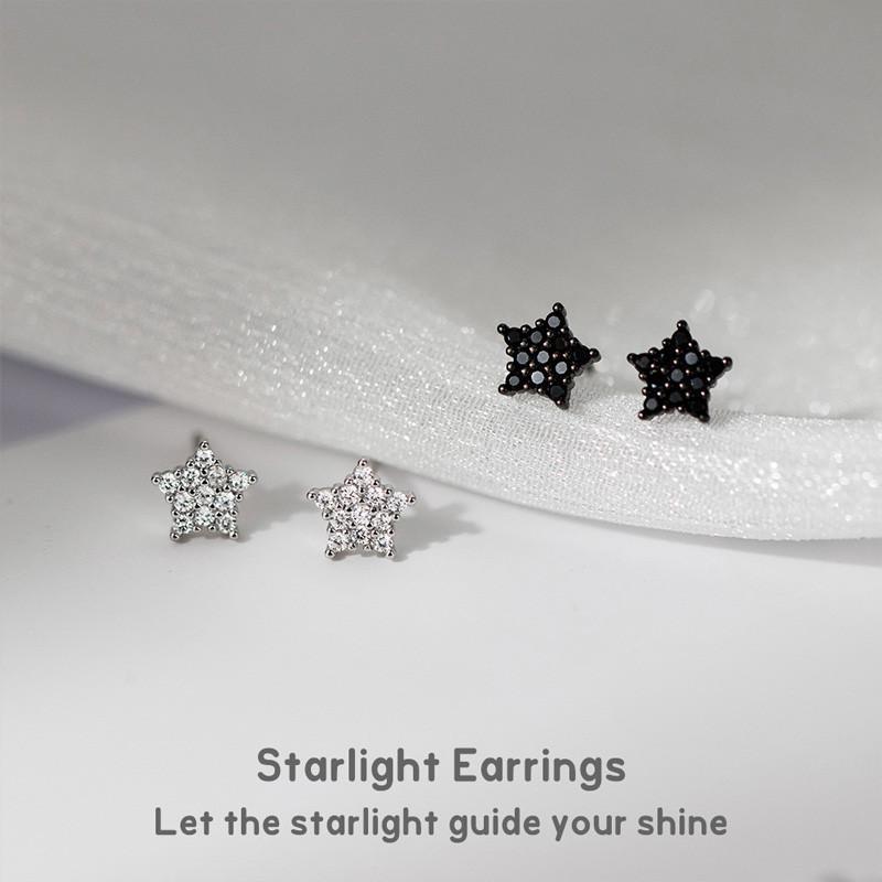 Starlight Earrings ต่างหูเงินแท้ S925 [MERCELO]