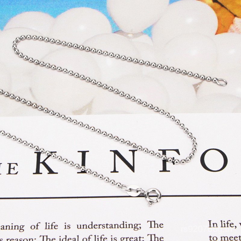 สร้อยคอมีโซ่ S925 สแตนเลสลุคใหม่ ลายบัลลาจัดเต็ม เหมาะกับทุกโอกาส 6TZD