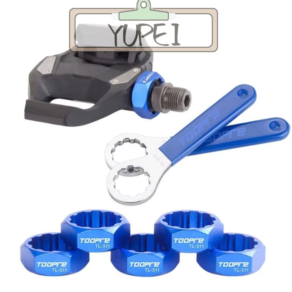 YUPEI เหยียบแกนเพลาเครื่องมือ, Universal 10T จักรยานเหยียบเครื่องมือกําจัด,สวมใส่-ต้านทานเหยียบแกนเค