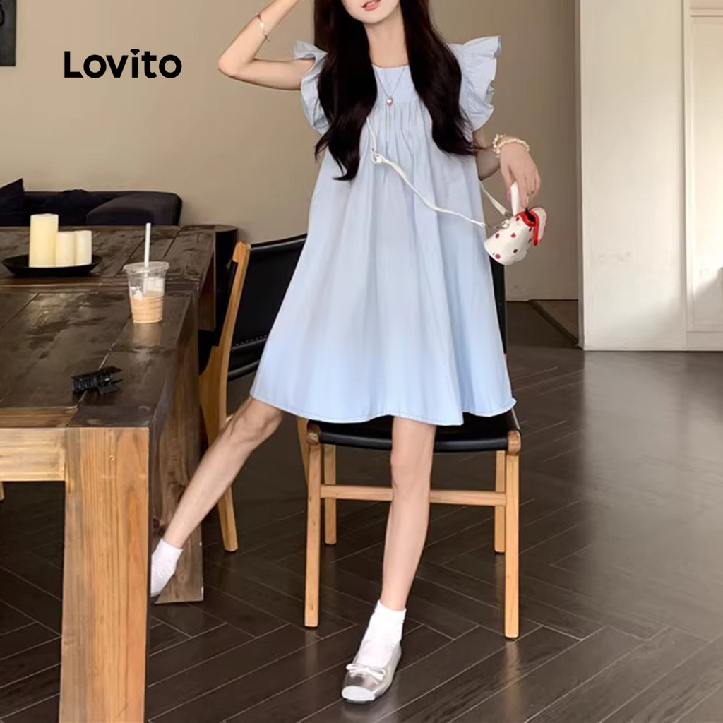 Lovito ชุดเดรสลําลอง