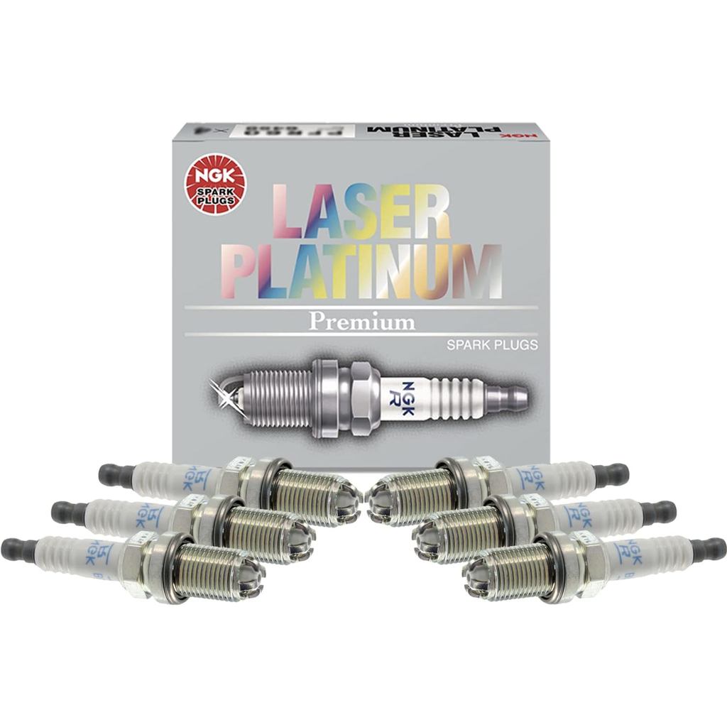 NGK ชุดหัวเทียน Laser Platinum 6 ชิ้นสําหรับ Porsche 911 Boxster Cayman H6