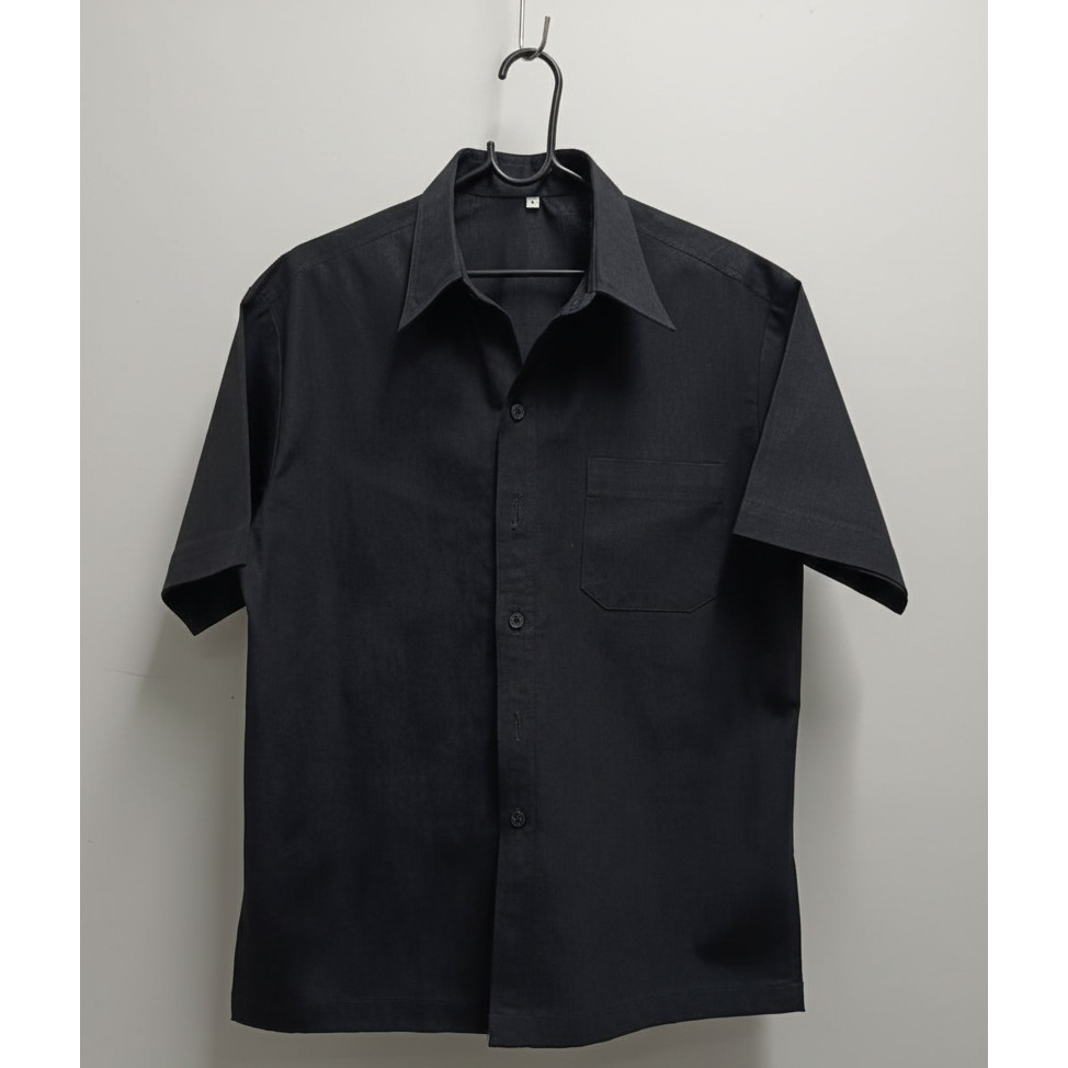 เสื้อเชิ้ตดำ ใส่ทำงาน ผ้าฝ้าย ผ้าไทย สุภาพ ไม่ร้อน พี่พิมพ์ผ้าไทย