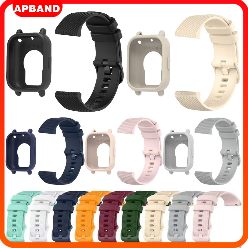 สายรัดซิลิโคนกรณี for Redmi Watch 5 Active อุปกรณ์ปกป้องกันกระแทกหน้าจอ for Smartwatch Xiaomi Redmi Watch 5 Lite