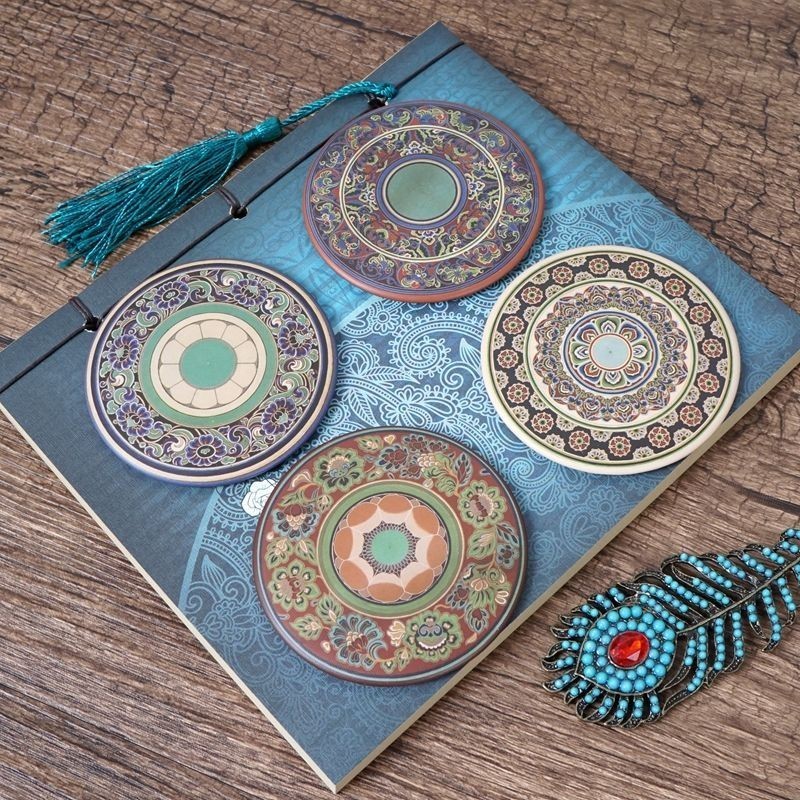 หวนชิง สไตล์โบราณที่สวยงามการเดินทางวัฒนธรรมสร้างสรรค์กระจกขนาดเล็กของที่ระลึกเพื่อนร่วมชั้นเพื่อนร่