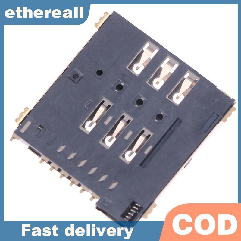 ETH MUP-C792 Original ซิมการ์ดเชื่อมต่อ Patch Self-piercing 6 +1 P ซิมการ์ดสล็อตซ็อกเก็ต TH