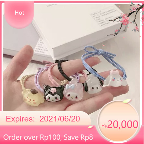 Sanrio Korean Resin Womens Sanrio Hair Band / Rubber Band / Sanrio Hair Band / Sanrio Hair Rope